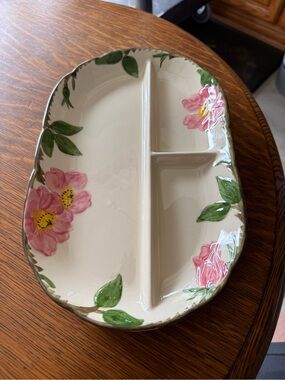 Franciscan Desert Rose, vintage veggie tray